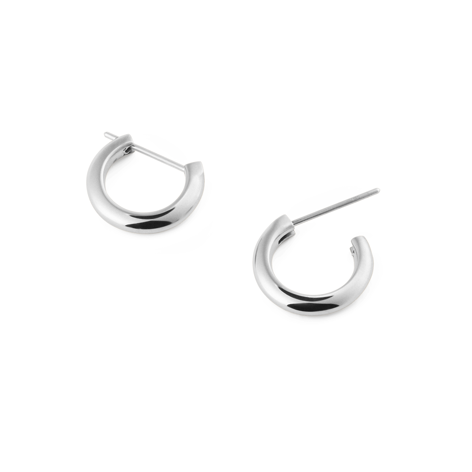 Arch Earring Silver 9mm