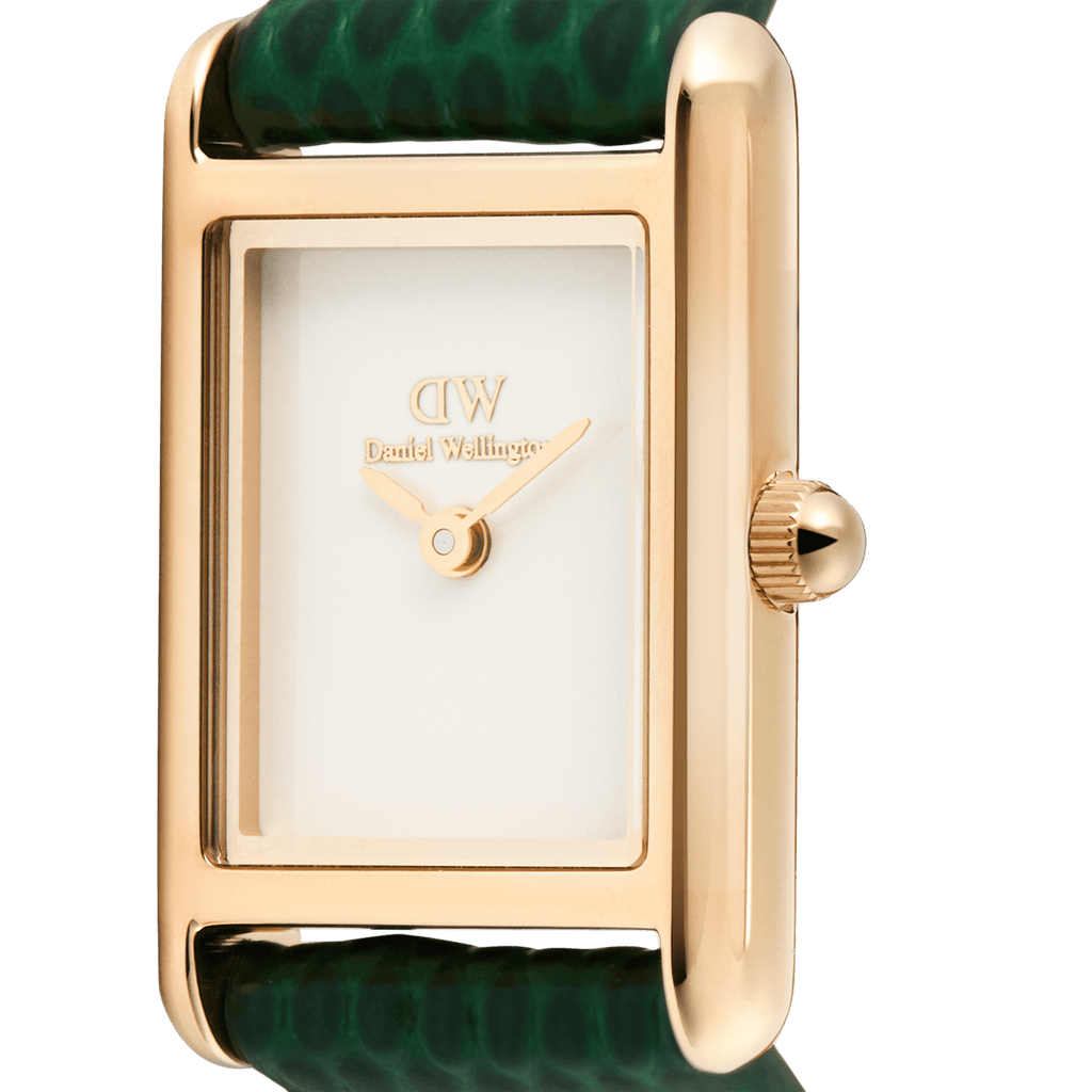 Bound Mini Green Lizard Rose Gold