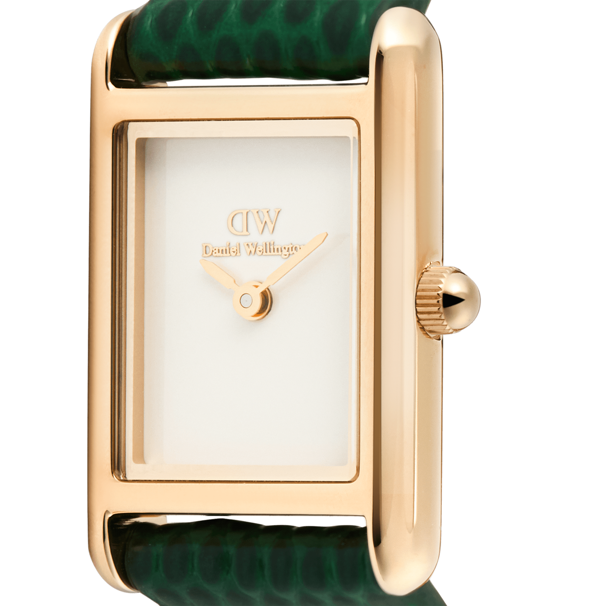 Bound Mini Green Lizard Rose Gold