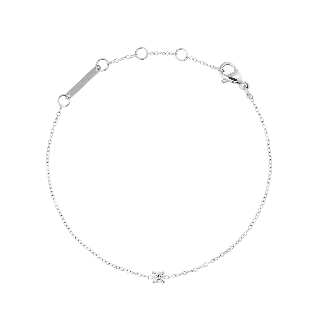 Mirelle Solitaire Bracelet Silver