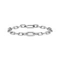 Crystal Link Bracelet Silver