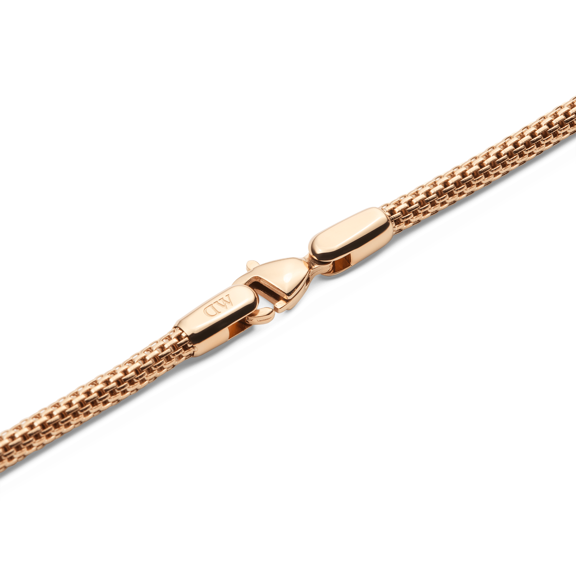 Tide Mesh Necklace Rose Gold 2.8