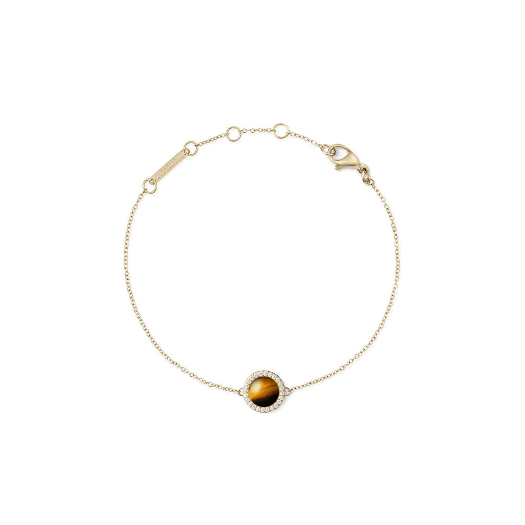 Audrey Bracelet Tiger Eye Gold