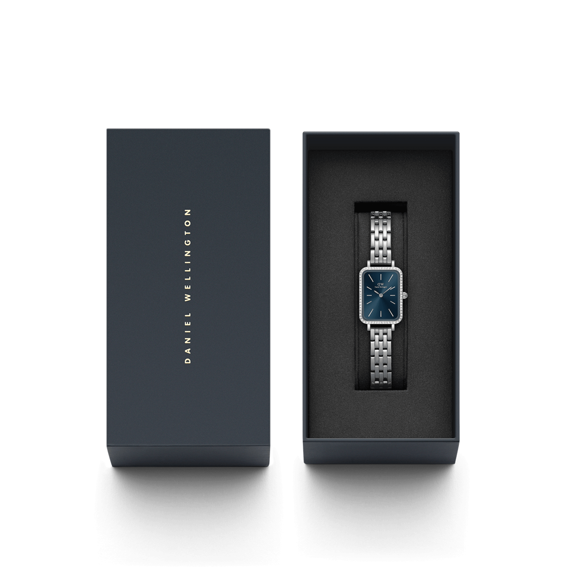 Quadro Lumine Bezel 5-Link Arctic Silver