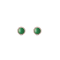 Audrey Earrings Jade Rose Gold