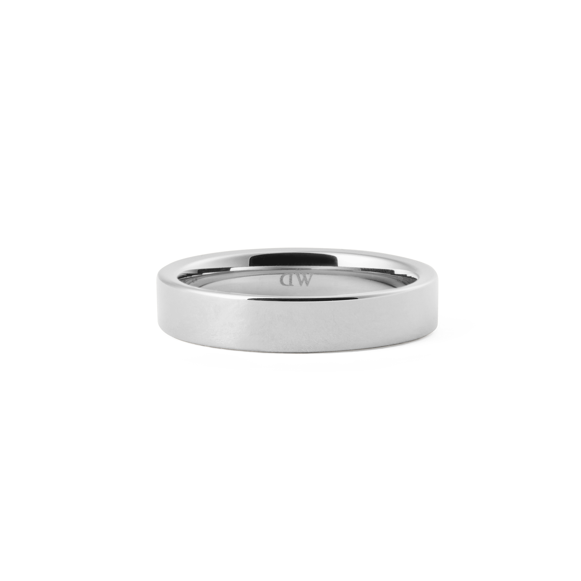 Line Ring Polished Silver 4.5mm