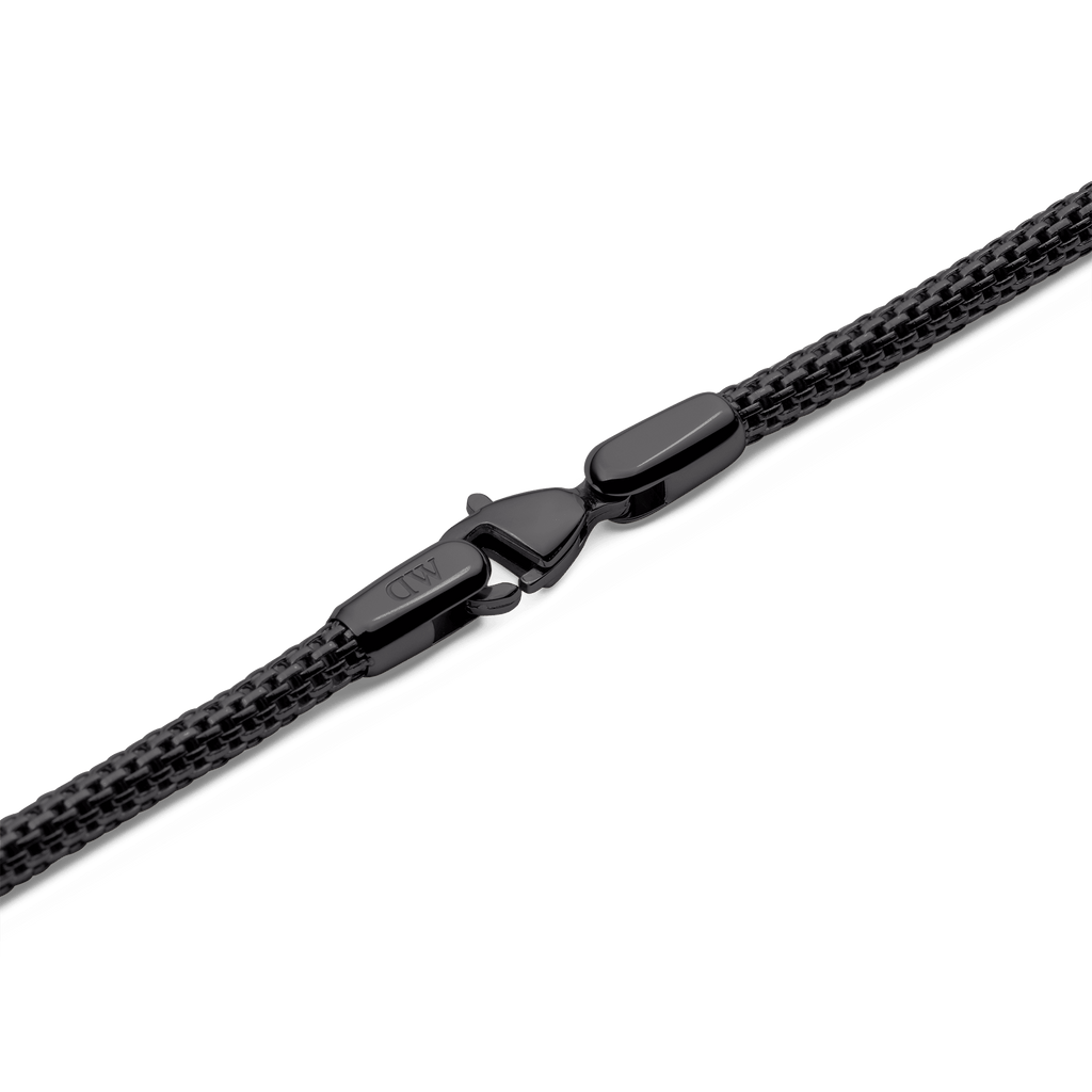 Tide Mesh Necklace Black 2.8