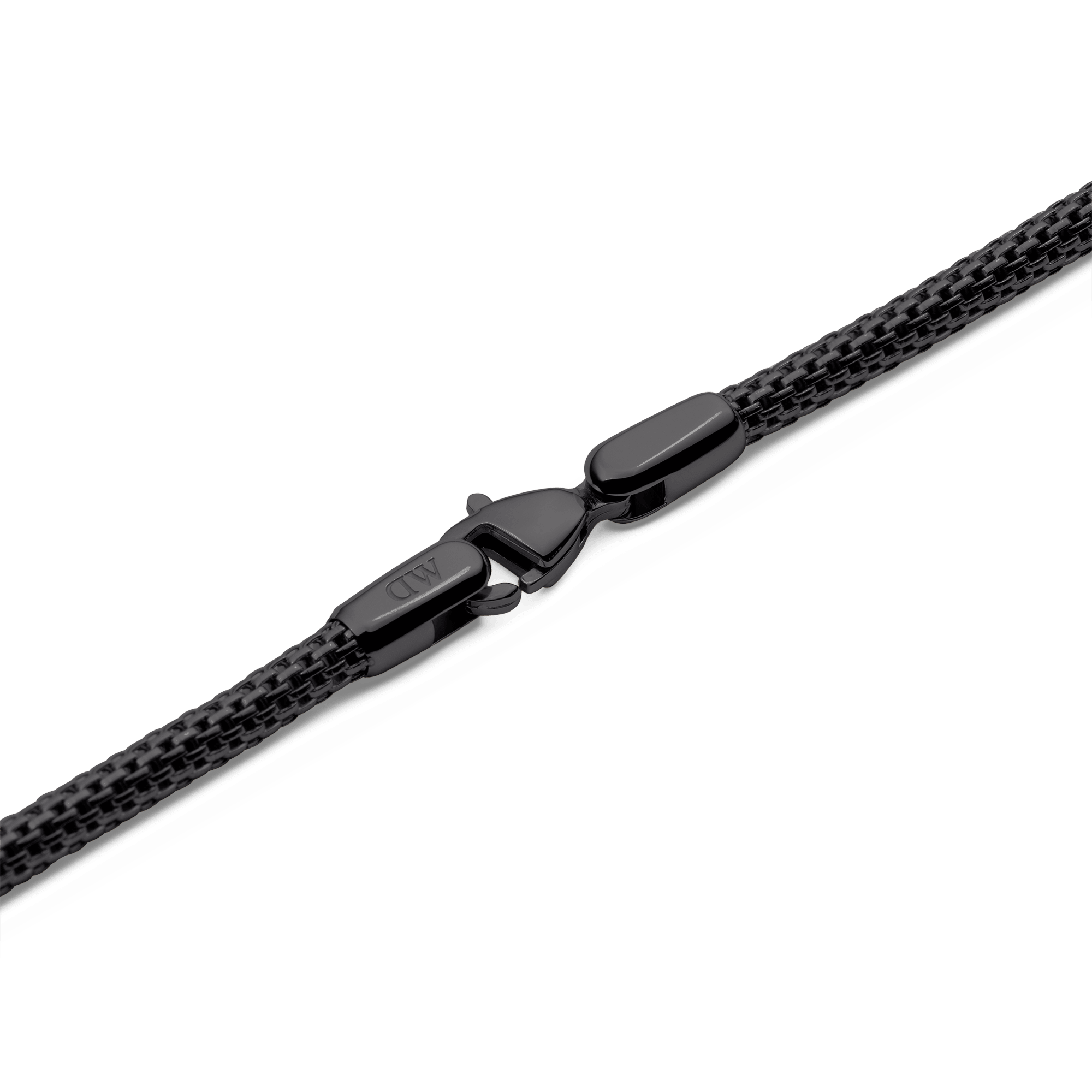 Tide Mesh Necklace Black 2.8