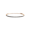 Classic Tennis Bracelet Nightfall Rose Gold