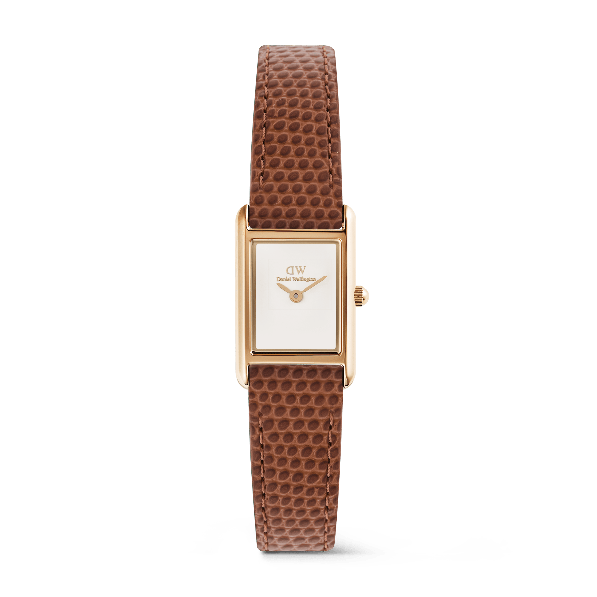 Bound Mini Light Brown Lizard Rose Gold