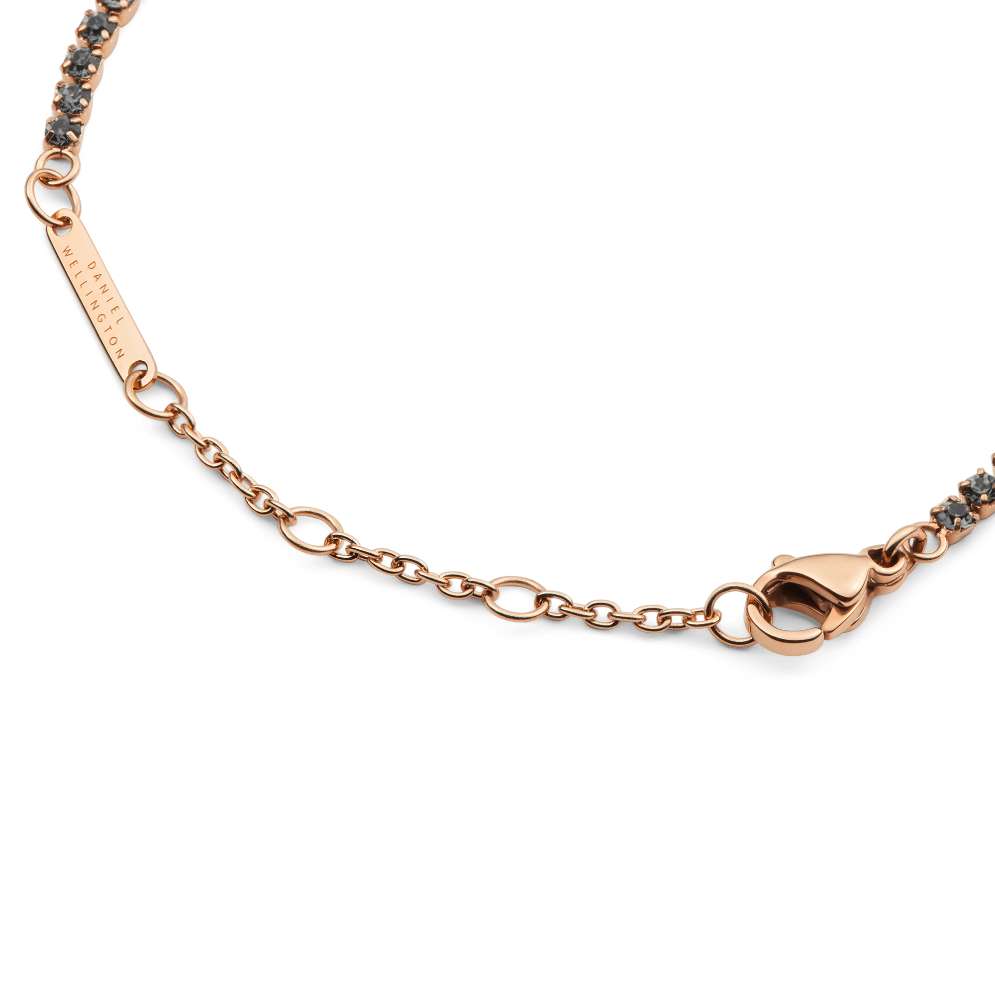 Classic Tennis Bracelet Nightfall Rose Gold