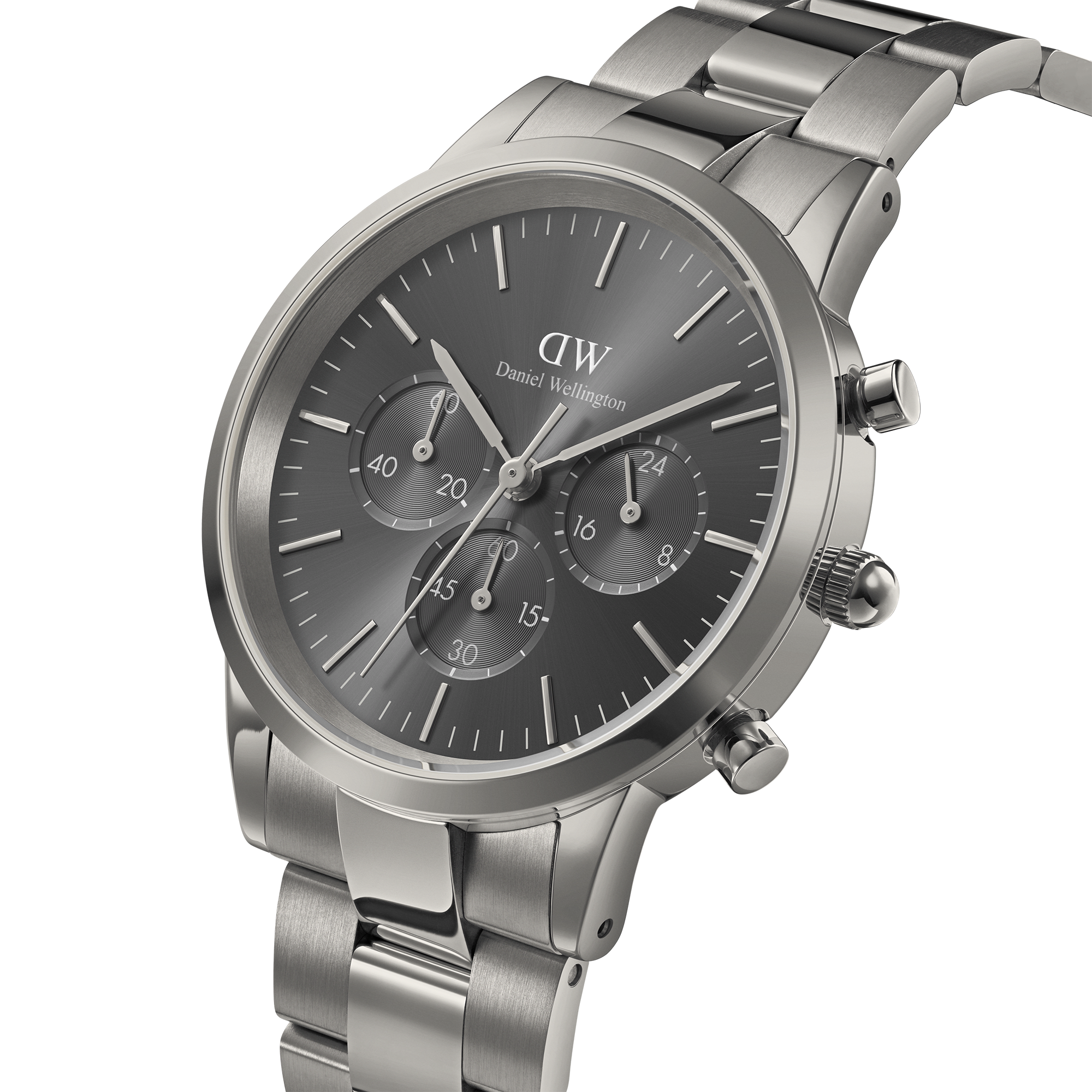 Iconic Chronograph Link Graphite