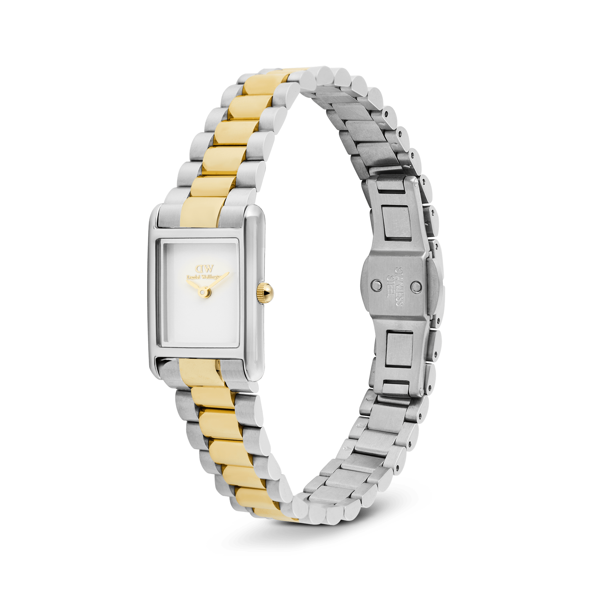 Bound Mini 3-Link Two Tone Gold