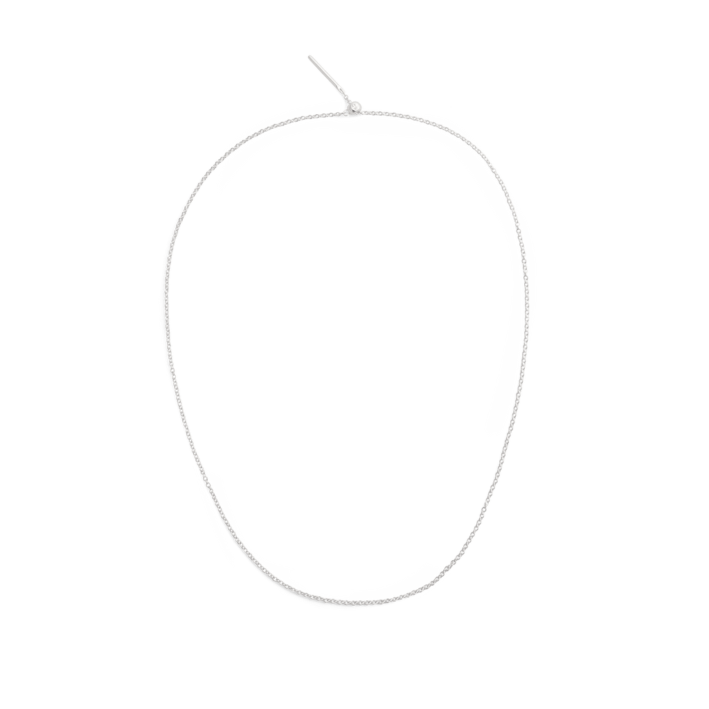Charms Chain Necklace Sterling S925 Sterling Silver