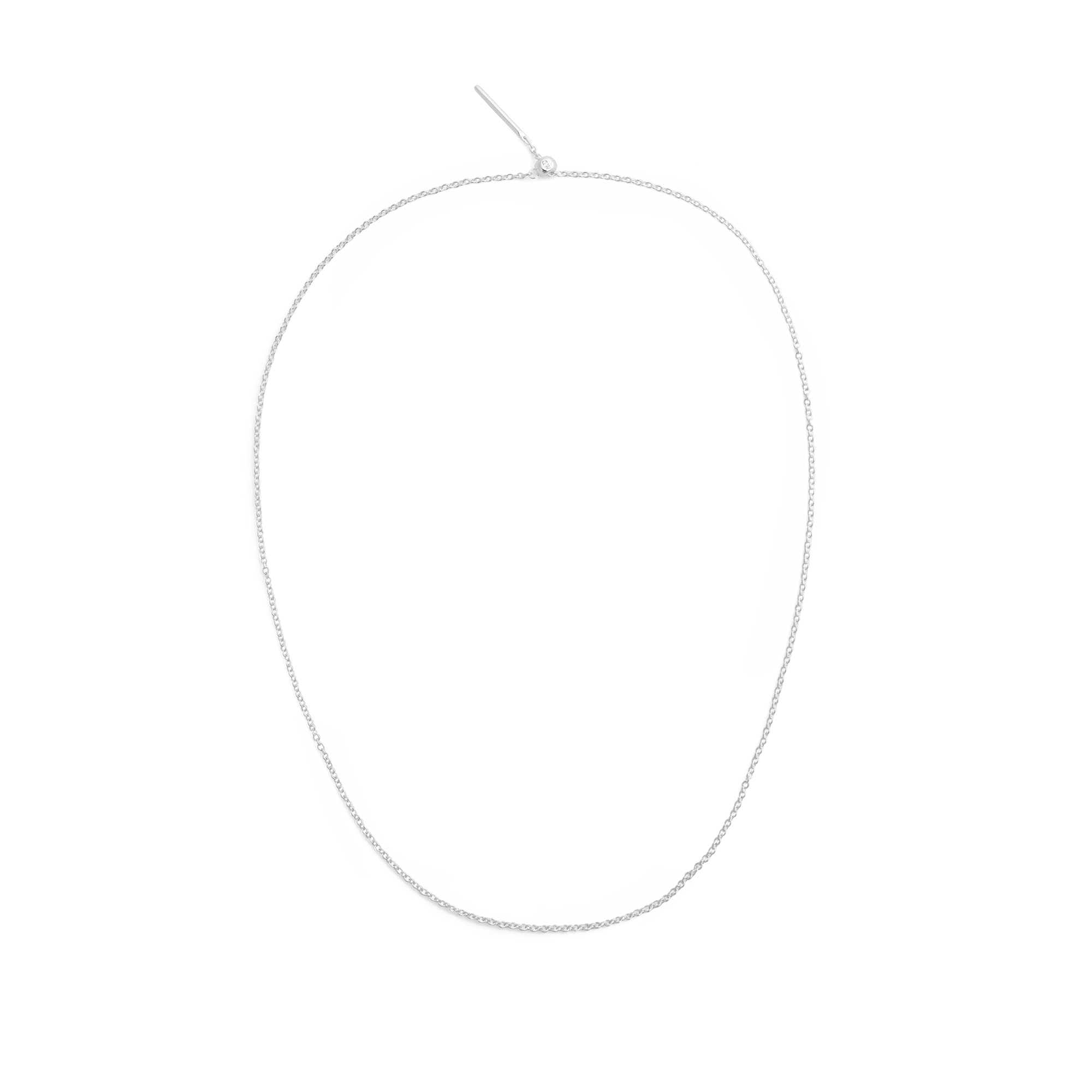 Charms Chain Necklace Sterling S925 Sterling Silver