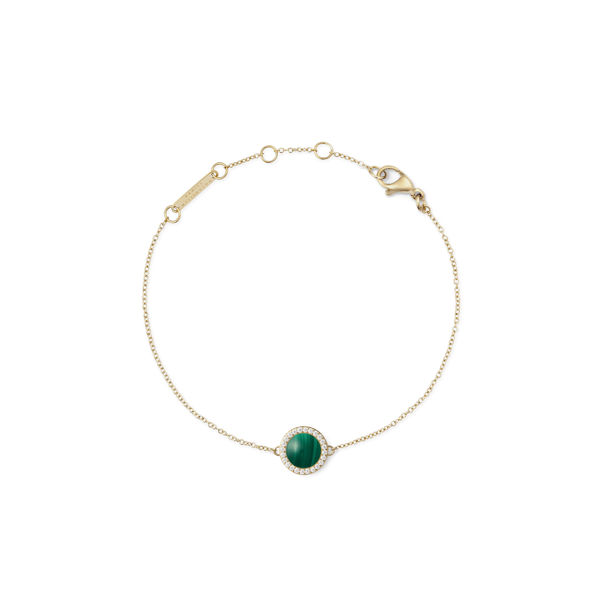 Audrey Bracelet Malachite Gold