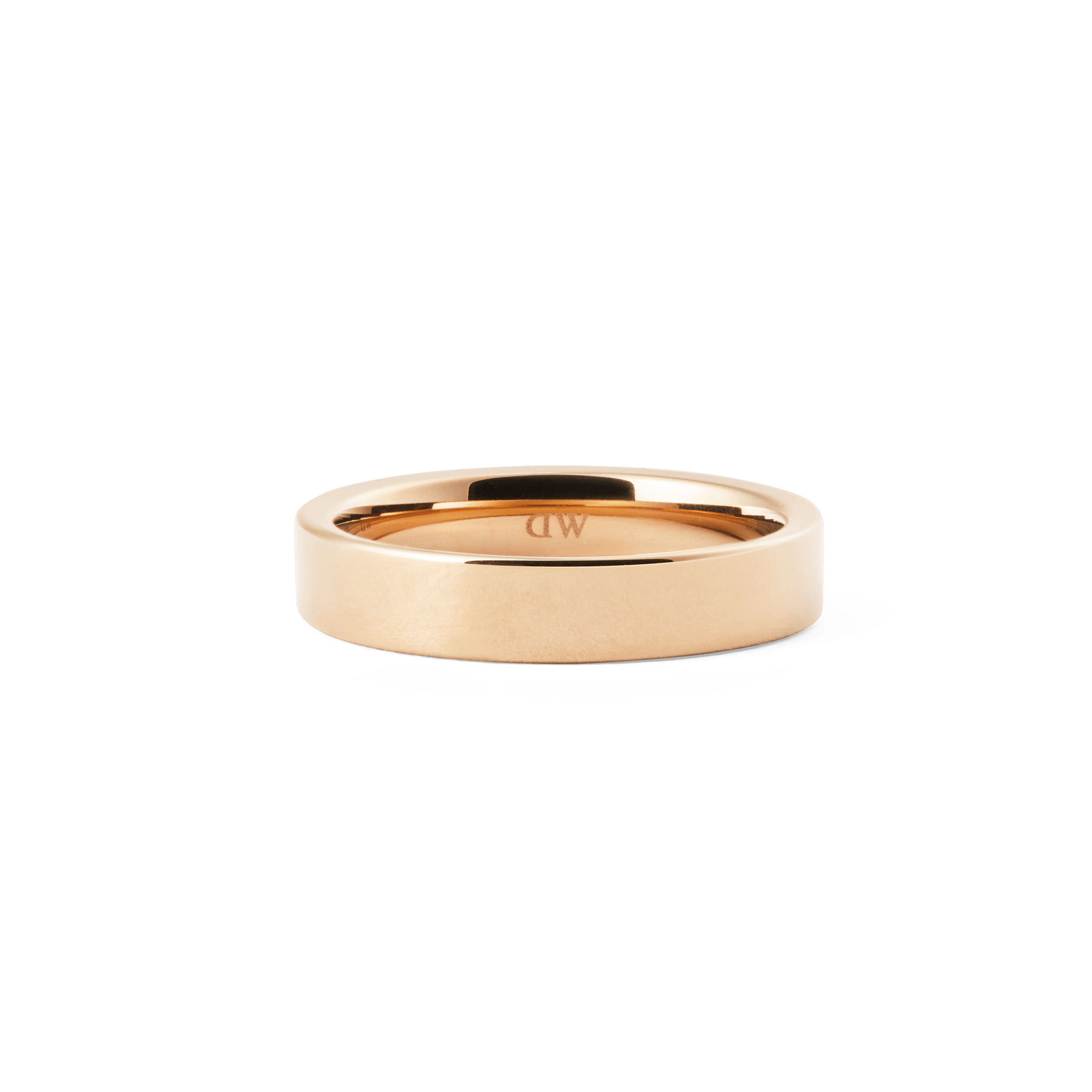 Line Ring Polished Rose Gold 4.5mm